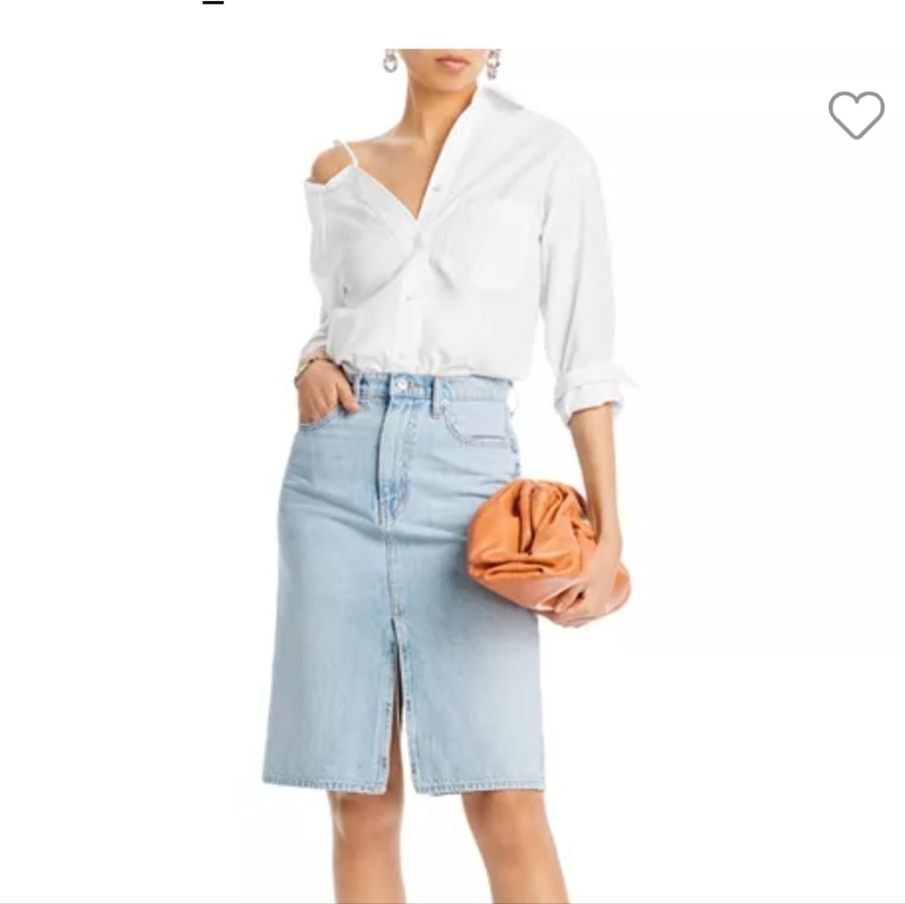 Derek Lam Medium Wash Casual Midi Skirt Size 28!